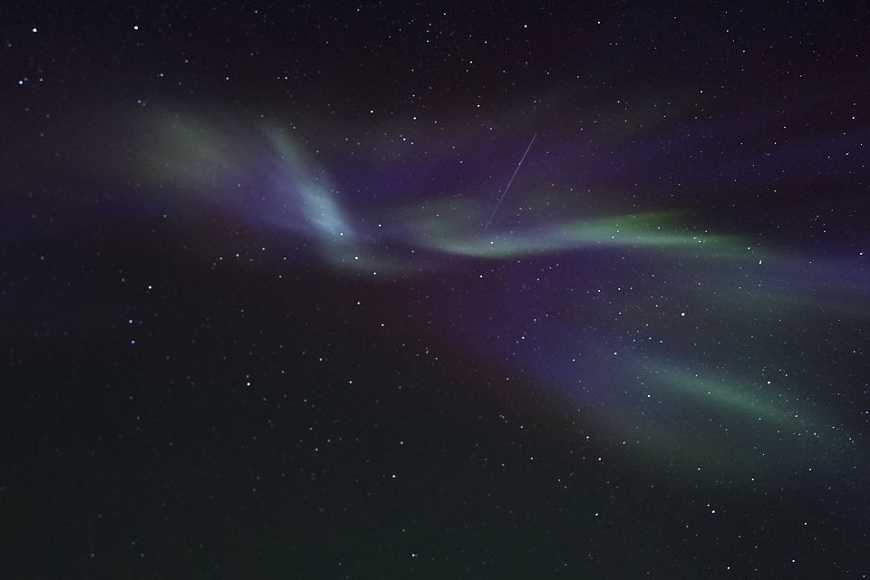 Das Polarlicht überrascht uns mit den schönsten Formen und Farben