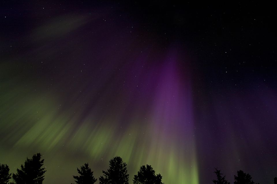 Die Polarlichter erscheinen in den unterschiedlichsten Formen und Farben